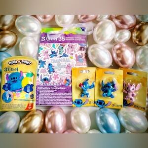 Disney Stitch & Angel Activity Bundle Paint Kit Tattoos Figures